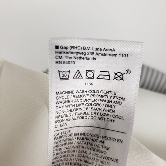 Athleta Brooklyn Textured 16" Skort Pull On Gray City Stripe 988134 Size 10 - Picture 7 of 8